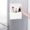 KJKVIVH 3 Pack Magnetic File Holder, Size Refrigerator Storage Pocket