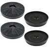 4 Pack CVP/CVG-CF Charcoal Filter Replacement for Midea and COMFEE'