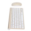 Keyboard Mouse Combo Wireless 2.4G USB Ultraslim Portable Ergonomic Wearproof