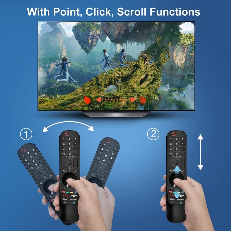 Magic Remote for LG-Smart-TV Remote Control Replacement with Voice Function