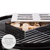 Blumtal smoker, smoker box made of stainless steel, gas barbecue