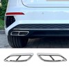 2PCS Exhaust Muffler Tail Pipe Cover Left Right Decorative Tail