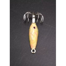 Yamashita Fishing 5cm sabiki Glow Minnow Lure Rig for Squids & Calamari  ~ US !! - 1.2 oz Rainbow - Glow Sinker