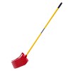 Durable 61-Tine Manure Fork with 18 Angled Fiberglass Handle Long