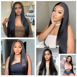 13x6 Lace Front Wigs Human Hair Straight Wigs Human Hair 200% Density Pure Human Hair Wig Pre Plucked Human Hair HD Lace Front Wigs With Baby Hair Frontal Glueless Wigs Human Hair for Women 22 Inch