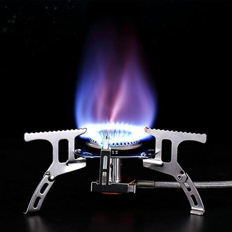 Split Gas Stove Portable Camping Stove Electron Ignition Outdoor Picnicking