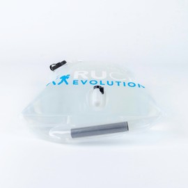 Ruck Evolution HydroRuck Pro Water Weight Bag for Rucking, 25 lbs Capacity, with Hydration Tube and Wide-Mouth Fill