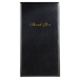 Restaurant Bill Book, Guest Credit Card Holder, Presentation Folder, Cash Book Bound, Bill Folder Compartments for Banknotes, Credit Cards and Cash Receipts, Waiter's Book Organiser