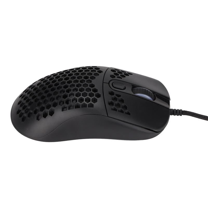 Mechanical Mouse RGB Backlight 6400DPI Ergonomic Honeycomb Usb Wired Gaming