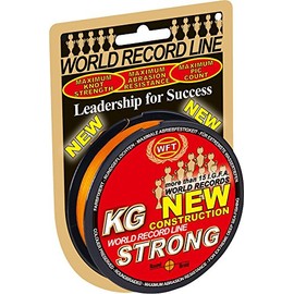 WFT KG Strong 300 m 0.22 mm 32 kg, Braided Line, Sea Line, Fishing Line, Colour: Orange