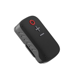 WYE OutdoorActive IPX5 Waterproof Wearable Mini Wireless Speaker – Bluetooth 5.3, USB-C Charging, 10-Hour Playtime, Siri & Google Voice Assistant, Durable, Available in Beige, Black, Blue (Black)