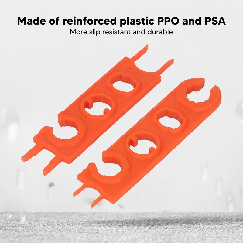 KooingTech Solar Tool, Solar Wrench, 1 Pair Orange PV Plug