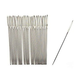 No.24 A Pack of Appx 35 Pcs Cross Stitching Needles - Thin, Easy to Thread Large Opening- 3.6cm/1.5”, Get The Deal!