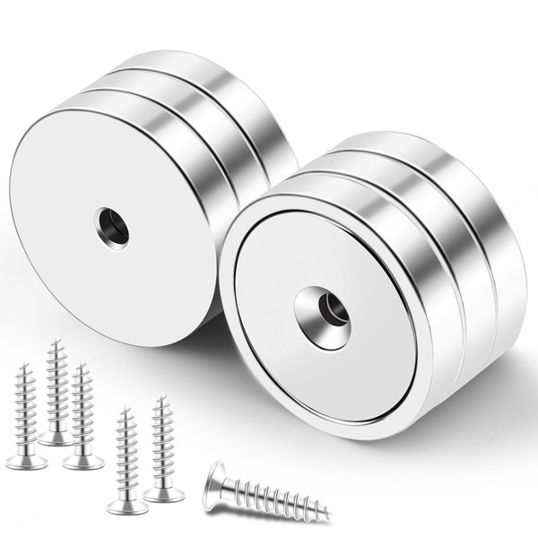 LOVIMAG LOVIMAG Strong Magnets,150lb+ Waterproof Strong Neodymium Cup Magnets with