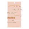 Delta Delta Delta - Sorority Hair Clips - 6/pack
