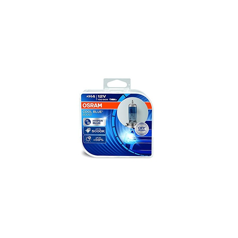 OSRAM H4 12V Cool BLUE BOOST 5000K HYPERBLUE bombillas 62193CBB-HCB