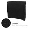 Ping Pong Table Cover Black Zippered 210 Silver Coated Waterproof