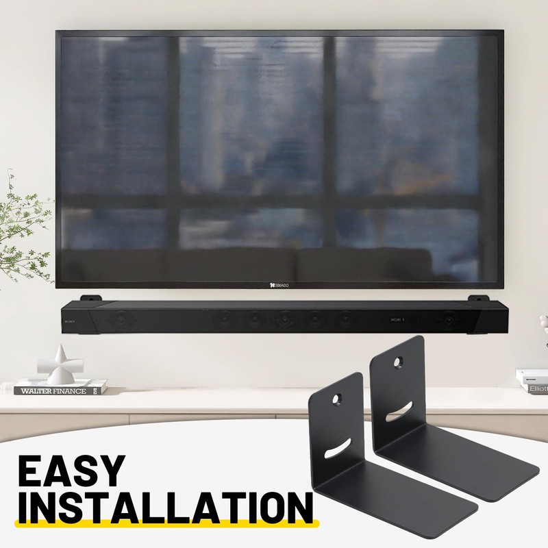 SoundBar Wall Mount Stand, SoundBar Wall Mount Set, Universal Metal