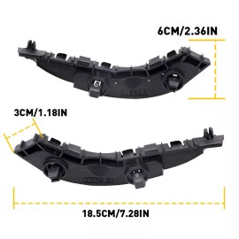 Unbranded Front Bumper Fender Bracket Clips Spacer Retainer For 2006-11 Honda Civic Sedan