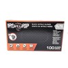 IRON GRIP Black Nitrile Gloves (XL) 100 Piece Disposable Gloves