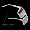 100% Renshaw Square Glacier Style Sunglasses - Durable, Lightweight Active