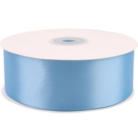 Hoisre 1-1/2 inch Azure Polyester Ribbon 50 Yards for Wedding Invitations, Bridal Bouquets, Sewing, Party Decorations, Gift Wrapping and More