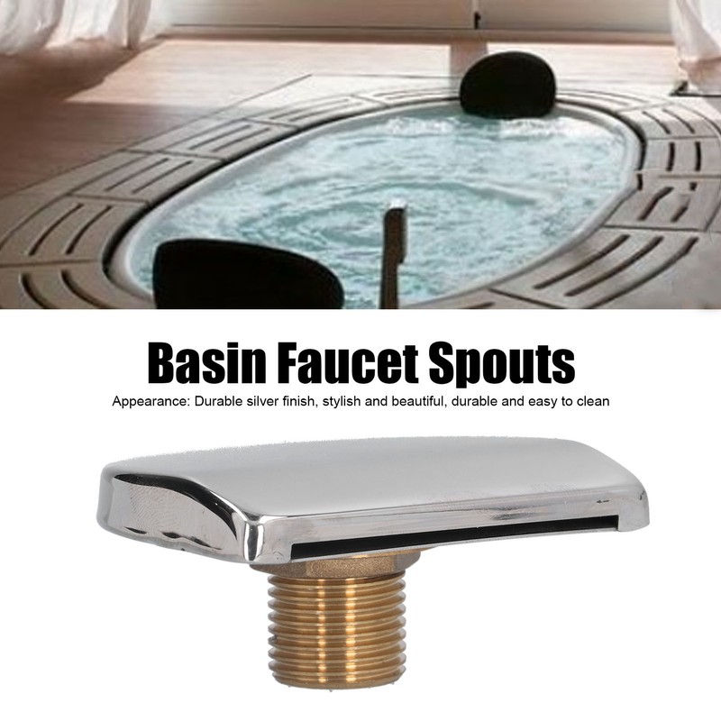 Shower Faucet Spouts Large Diameter Simple Installation Easily Clean Waterfall
