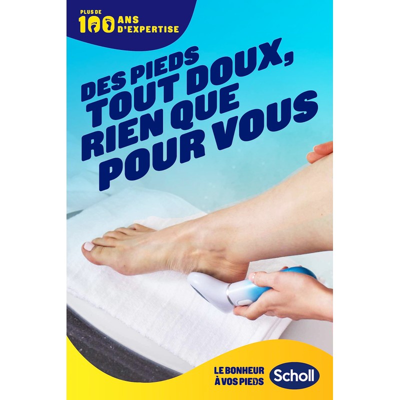 Scholl Velvet Smooth Electronic Foot File with Marine Minerals