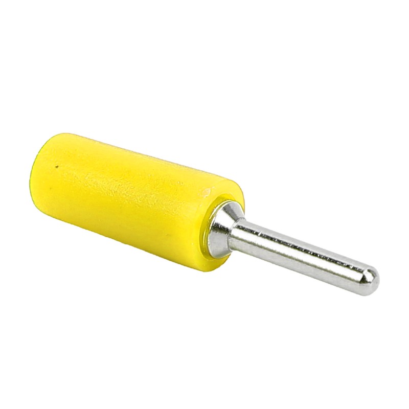 100Pcs Banana Plug Male Nickel Plated Brass Pin Straight for