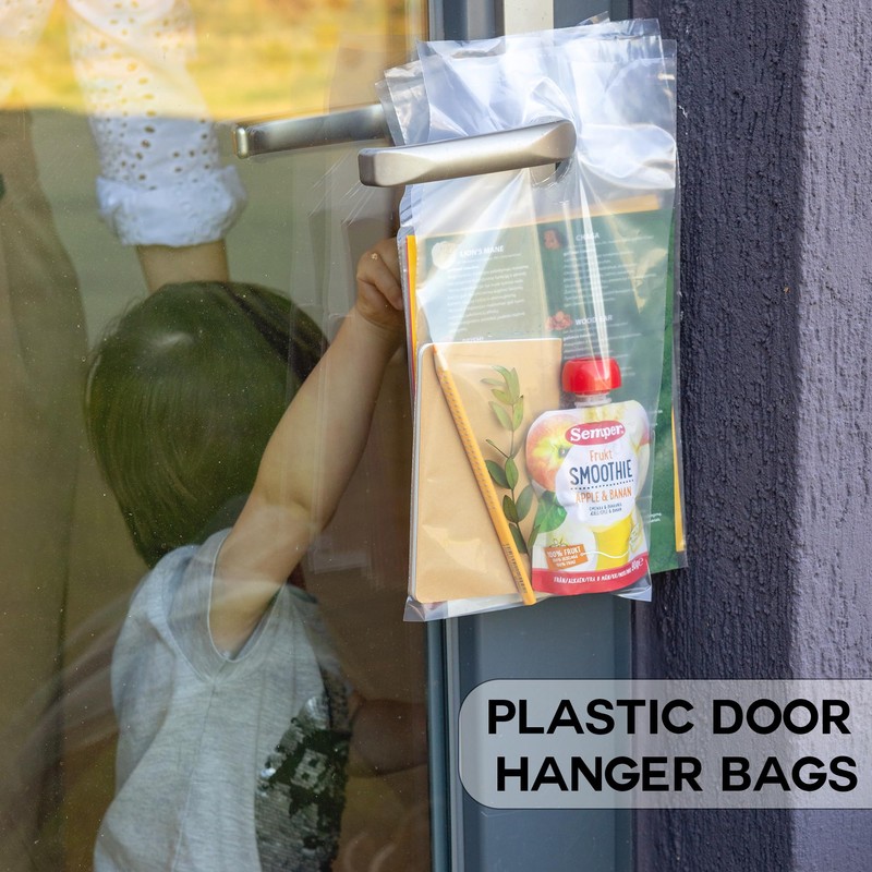 Choice Marts Door Hanger Bags 6” x 12” - Waterproof