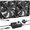 Joycabin 2 x 120mm Computer Fan, Computer Cooling Fan with