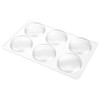 Door Knob Wall Shield, 6PCS Transparent Round Soft Rubber Guard