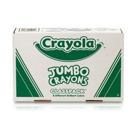 Crayola Crayones jumbo Classpack (200 unidades), crayones grandes para niños, suministros escolares a granel, suministros de arte esenciales para preescolar y jardín de infantes para profesores