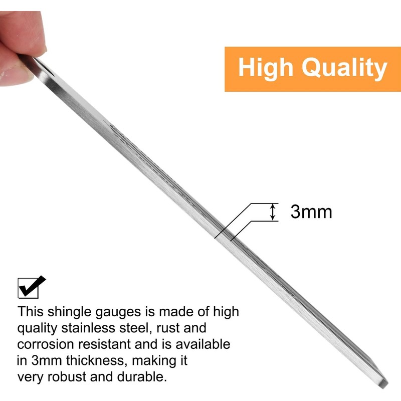 2PCS 5 Inch Shingle Gauge Board Gauge Tool for Measuring