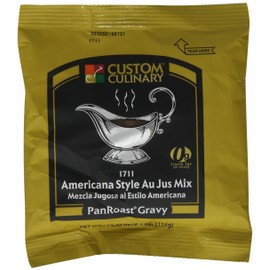 Custom Culinary Master's Touch Americana Au Jus (PanRoast Gravy) Mix, 4-Ounce Pouches (Pack of 24)