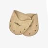 Microsuede Silicone Gel Toe Pads for Pointe Shoes, Vented (M)