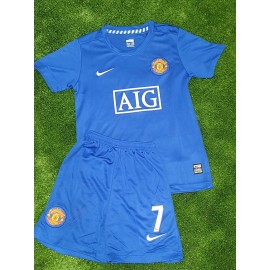 Cristiano Ronaldo #7 Manchester United 2008/2009 Retro Away Jersey Kids - 6-7 Years #20