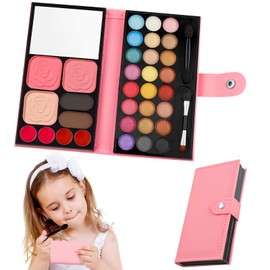 Xionghonglong Children's Make-Up Set, Make Up Toy, Cosmetic Toy for Girls, Children, Washable Make Up Toy, Princess Role Play Toy Gift for Christmas/Birthday (B)