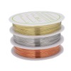 tooloflife Tarnish Resistant Bare Copper Wire Roll for Crafts Beading