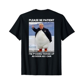 Penguins Against Tariffs Anti-Trump Protest HANDS OFF 2025 T-Shirt
