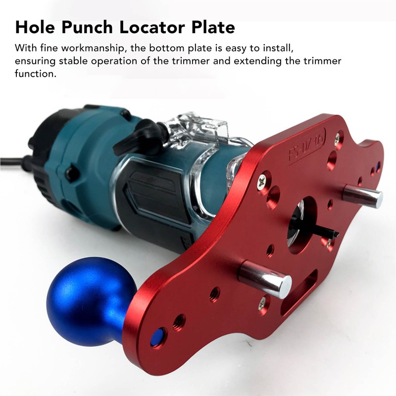 Trimming Machine Bottom Plate Woodworking Slotting Chamfering Milling Hole Punch