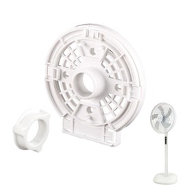 UtySty Oscillating Pedestal Fan Motor Cover Replacement with Fan Blade Nut Oscillated Stand Fan Motor Shaft Front Back Housing Motor Covers Parts for Pedestal Floor Fan Oscillating Standing Fans