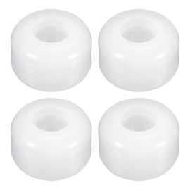 YOKIVE 4 Pcs Skateboard Wheels, 85A Skate Scooters Replacement, Great for Skateboarding, Outdoor Street Sports (White, 54mm OD)