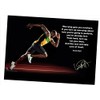 USAIN BOLT INSPIRATIONAL/MOTIVATIONAL WORRY GETS YOU NOWHERE POSTER/PRINT/PICTURE