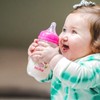 Nuby Wide Neck Bottle with Anti-Colic Air System, Colors/Prints May