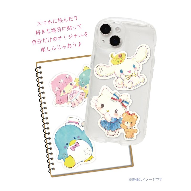 Sanrio Characters x Takei Miki [Die Cut Sticker] Sticker/Tuxedo Sam