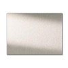 Aluminium Composite Plate Brushed Silver I 15 x 20 cm