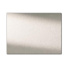 Aluminium Composite Plate Brushed Silver I 15 x 20 cm I Aluminium Sign I az137