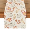 Artoid Mode Orange Pumpkins Maple Leaves Autumn Table Runner, Seasonal