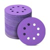 Bates- Sanding Discs 5 Inch 8 Hole, 100 Pack, Assorted